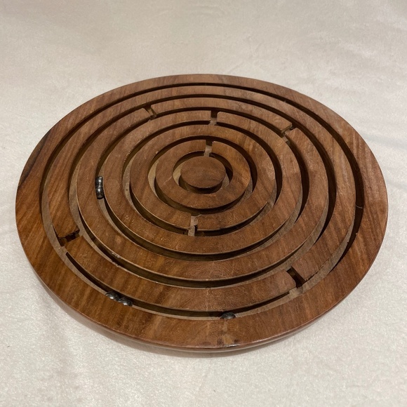 Hand Crafted Other - Wooden Labyrinth/Maze Trivet/Coaster